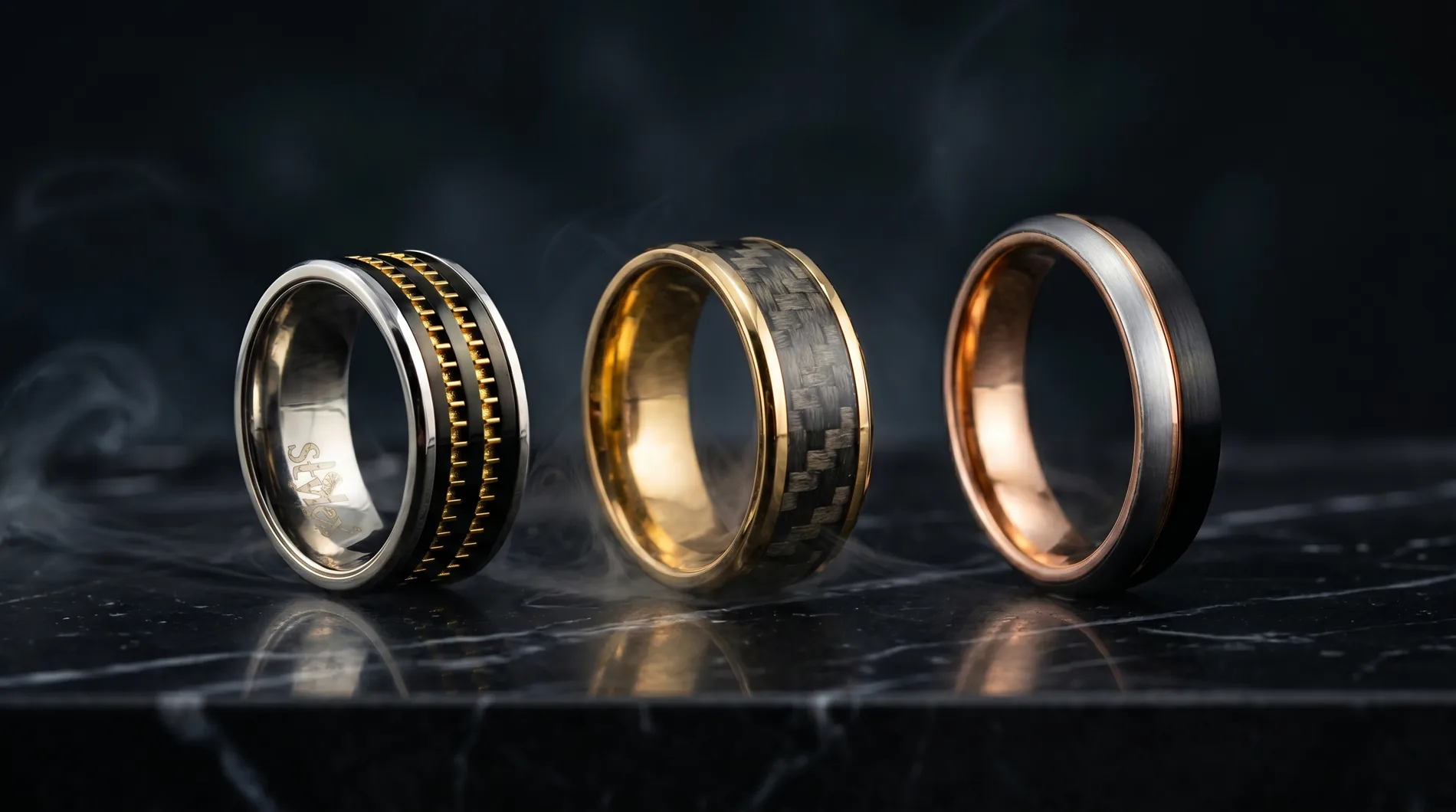 Stylex tungsten and steel rings