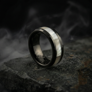 CARAMIC 8MM Tungsten Carbide Wedding Band
