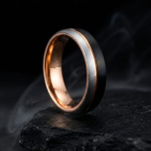 MULTI ELEGANCE 6MM Tungsten Carbide Wedding Band