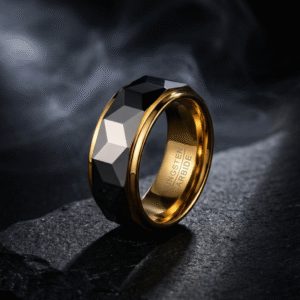 Golden Age 8MM Tungsten Carbide Wedding Band