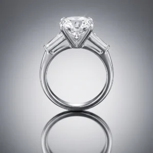 Trinity Three-Stone Ring In 925 Sterling Silver