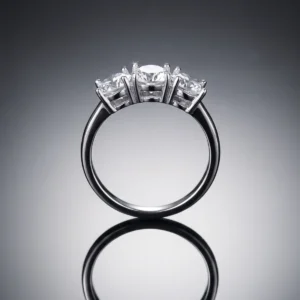 Trilogy Brilliance Ring In 925 Sterling Silver